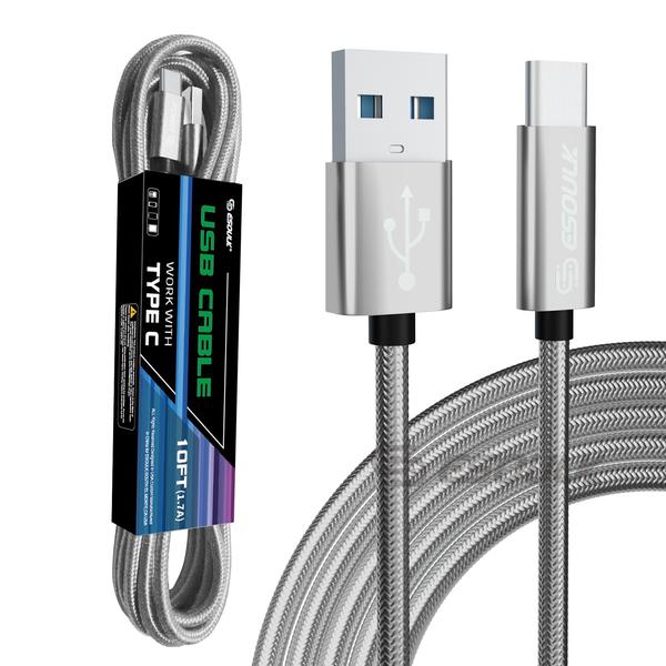 10FT USB-C Charging Cable – 1.7A