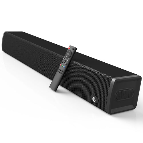 chuanju Sound Bars for TV Bluetooth Soundbar for TV 24 Inches Small TV Sound Bar Surround Sound System TV Speakers Soundbar with ARC/Optical/USB/AUX Connection