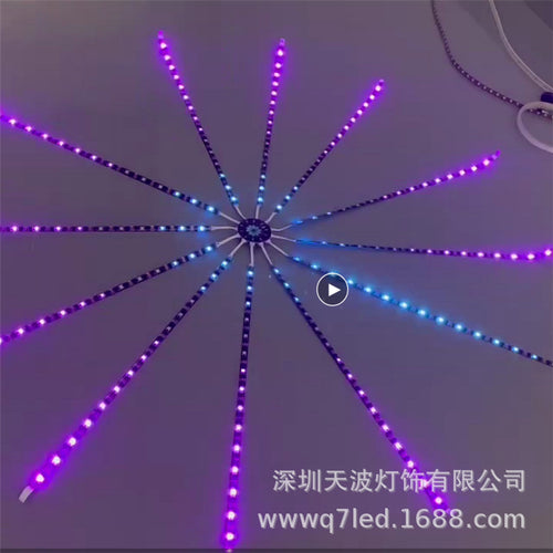Bluetooth LED Firework Light Strip with Music Control