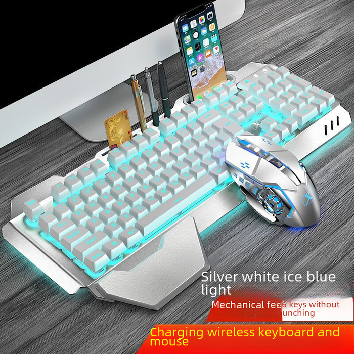 Xinmeng K680 Rechargeable Wireless Keyboard & Mouse Set