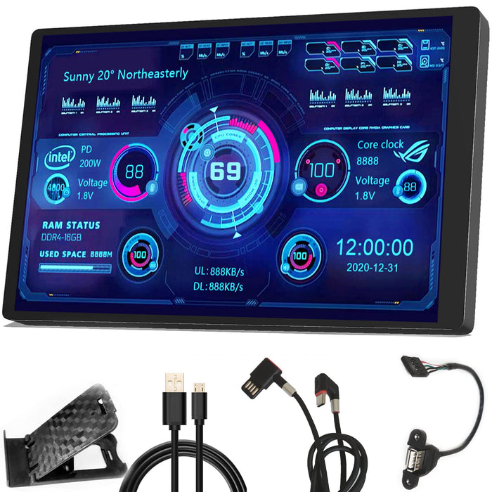 WOWNOVA PC Temperature & Sensor Display Panel