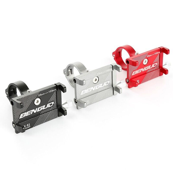 Aluminum Motorcycle & Bicycle Phone Holder – Handlebar Mount