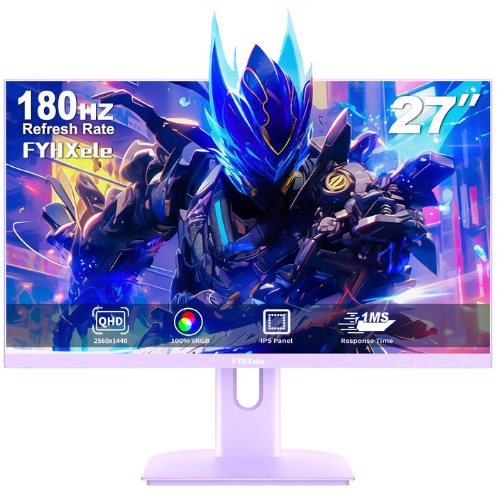 FYHXele 27" QHD Gaming Monitor (165Hz, 1ms)