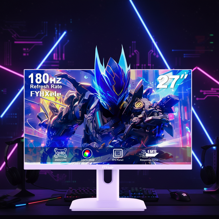 FYHXele 27" QHD Gaming Monitor (165Hz, 1ms)