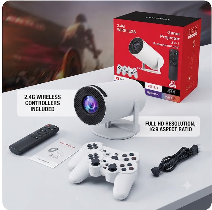 HD Wireless Gaming Projector