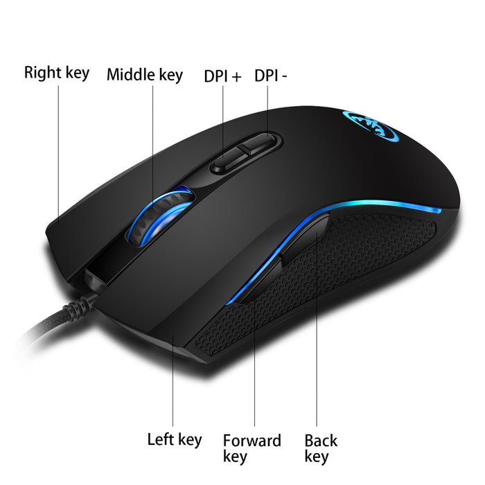 Fai salire di livello il tuo gioco eSports con questo mouse cablato RGB! 🎮🖱️ #Gaming #Mouse #eSports
