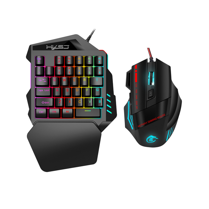 Set Tastiera Gaming a Una Mano