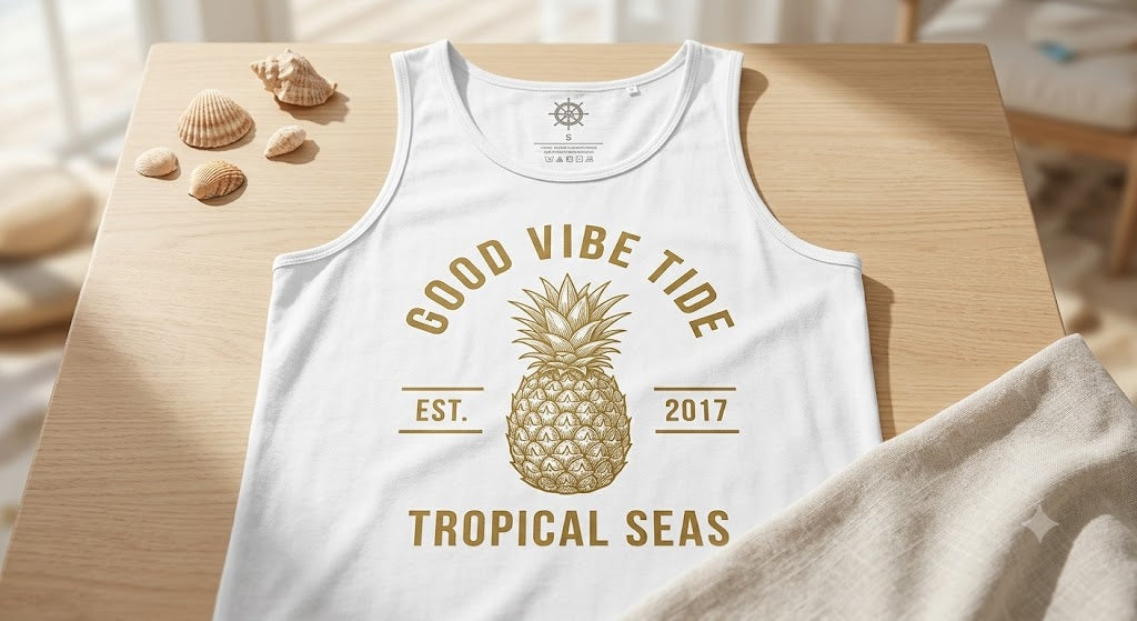 Men’s Premium Vintage Pineapple Tank Top
