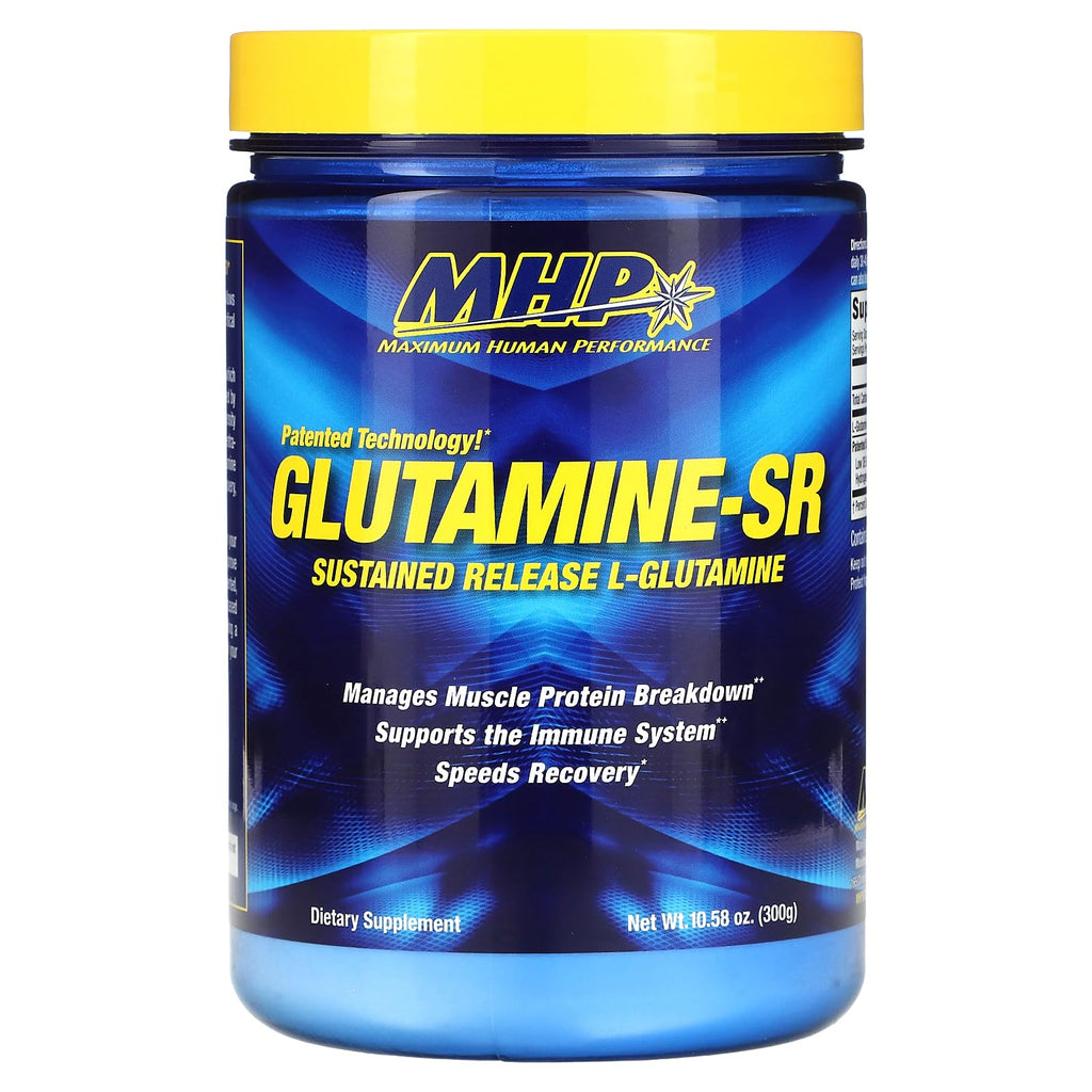MHP 12-Hour Muscle Feeder Glutamine-SR Unflavored 10.6 oz (300 g)