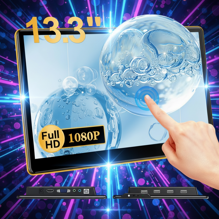 Gallagher 13.3" Portable Touchscreen Monitor (1080P)