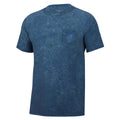 HUK mens Short Sleeve Mineral Wash Pocket Tee Fishing T-shirt for Men T Shirt Naval Academy Medium US
