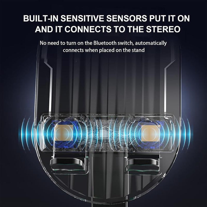 Supporto per telefono con altoparlante Bluetooth wireless (suono surround HD)