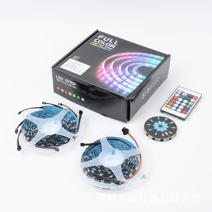 Bluetooth LED Firework Light Strip with Music Sync – RGB Decor