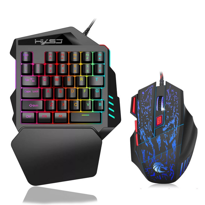 Set Tastiera Gaming a Una Mano