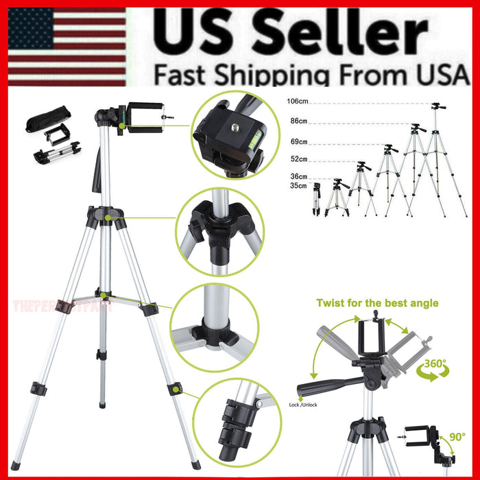 Professional Camera Tripod Stand for Phones (with Bag)