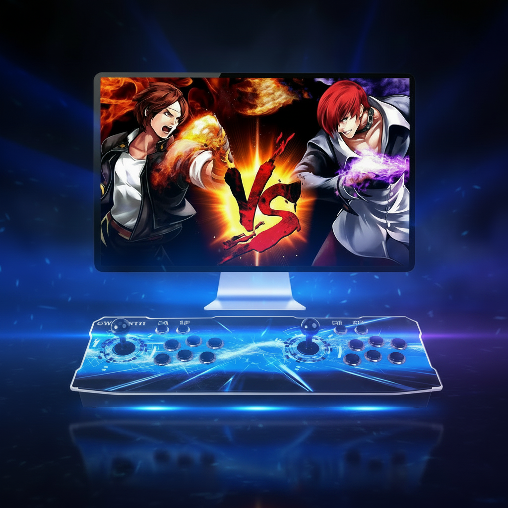 GWALSNTH 3D Pandora Box TT Arcade Game Console 8000 HDMI Video Games with WiFi Function Search/Save/Hide/ Pause GamesFavorite ListUp to 4 Players ……