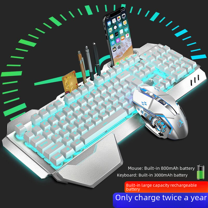 Xinmeng K680 Rechargeable Wireless Keyboard & Mouse Set