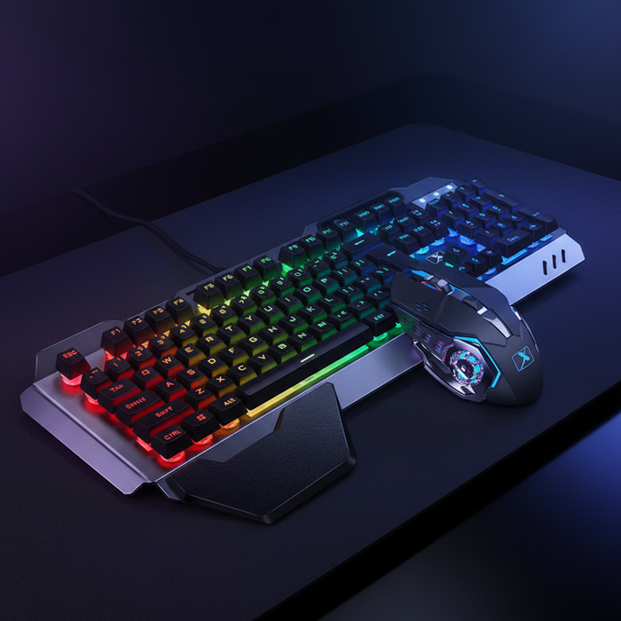 Xinmeng K680 Rechargeable Wireless Keyboard & Mouse Set