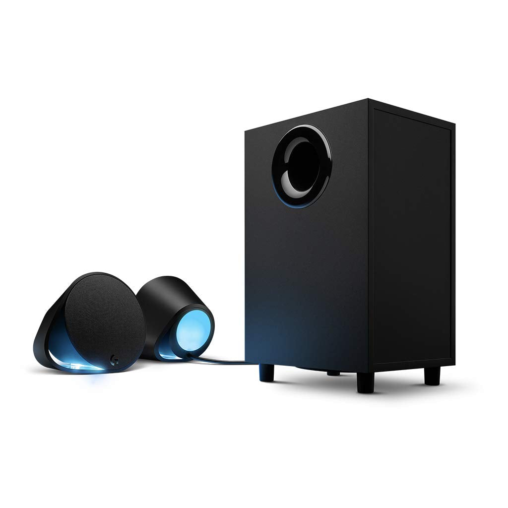 Logitech G560 LIGHTSYNC PC Gaming Speakers with Game Driven RGB Lighting (Renewed)