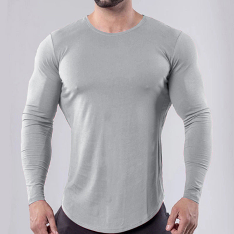 Muscle Brothers Long Sleeve Athletic T-Shirt for Men