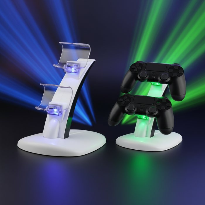 PS4 Controller Dual Charging Dock for Gaming Accessories