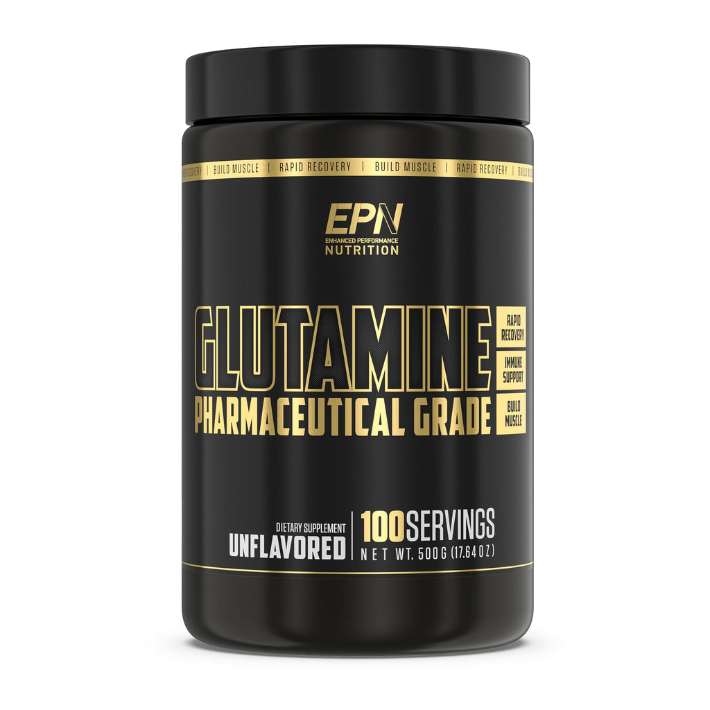 L-Glutamine | # Rated Pharmaceutical Grade Glutamine Powder 100 Servings | Amino Acid Supplement for Building Muscle Recovery Gut Health Digestive & Immune Support for Men & Women - Unflavored