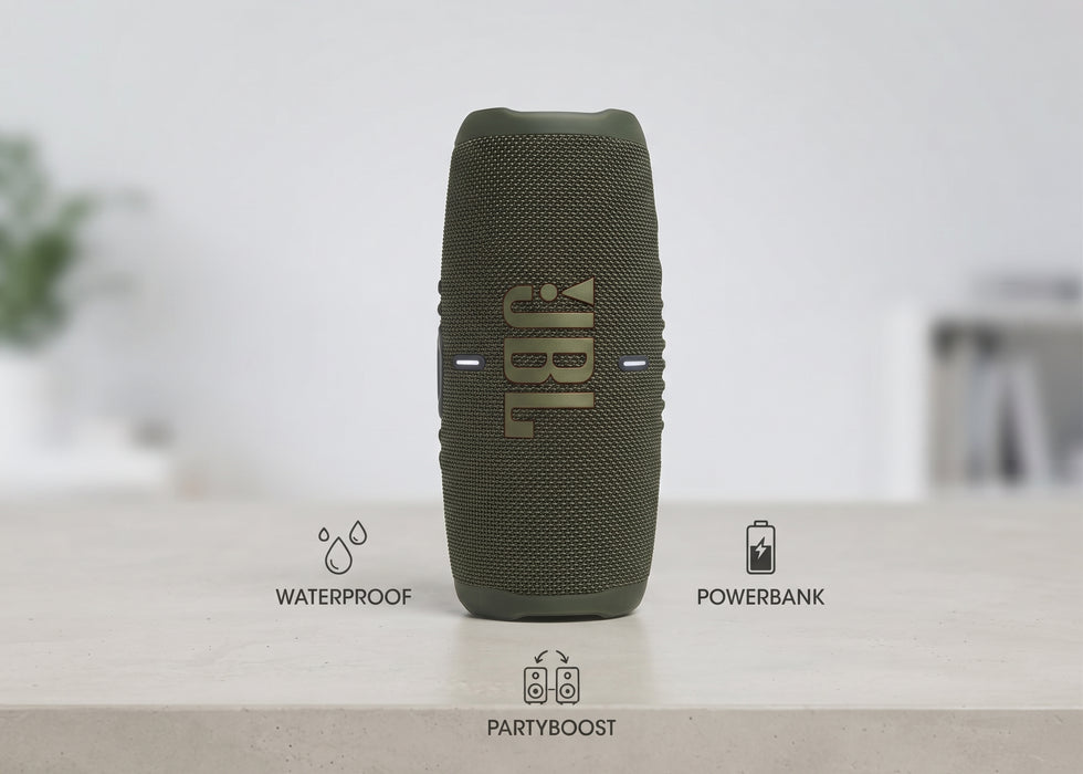 JBL Charge 5 Refurbished - Green Bluetooth Speaker