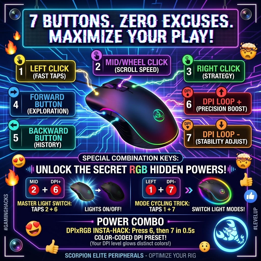 Glowing Wired Gaming Mouse