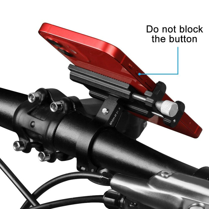 Aluminum Motorcycle & Bicycle Phone Holder – Handlebar Mount