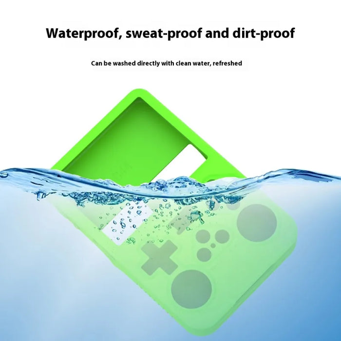 Handheld Game Machine Silicone Protective Cover Solid Color Simple Storage Box