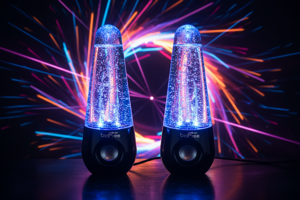 Altoparlante Bluetooth con luci LED e acqua danzante beFree Sound