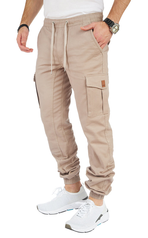 8001 - STYLEKO Cargohose Elastischer Hosenband