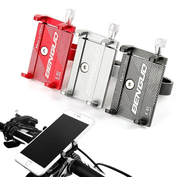 Aluminum Motorcycle & Bicycle Phone Holder – Handlebar Mount
