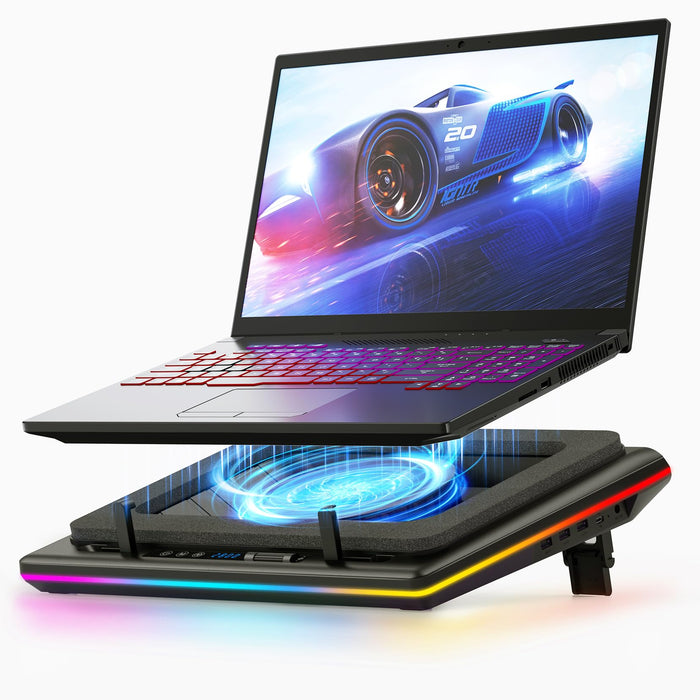 llano RGB Laptop Cooling Pad – 15.6–21-Inch Gaming Laptop Cooler