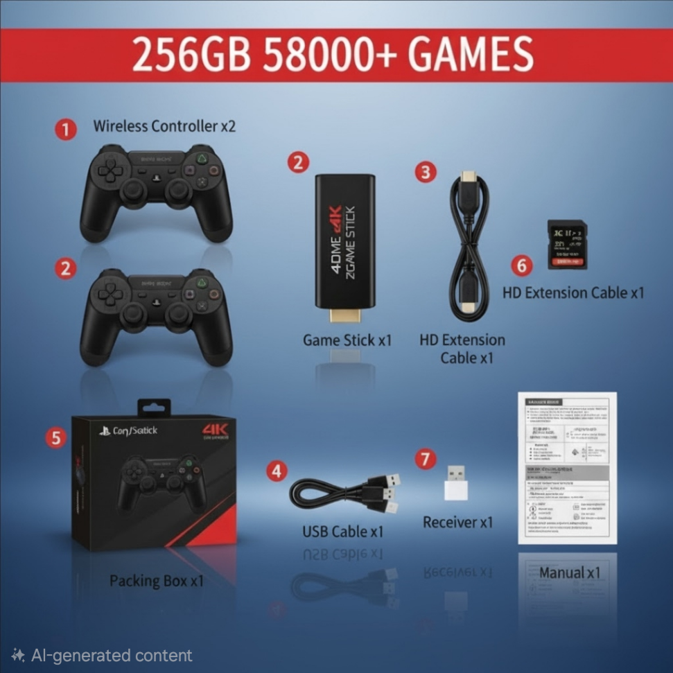 GD1024G Wireless HD Gaming Console