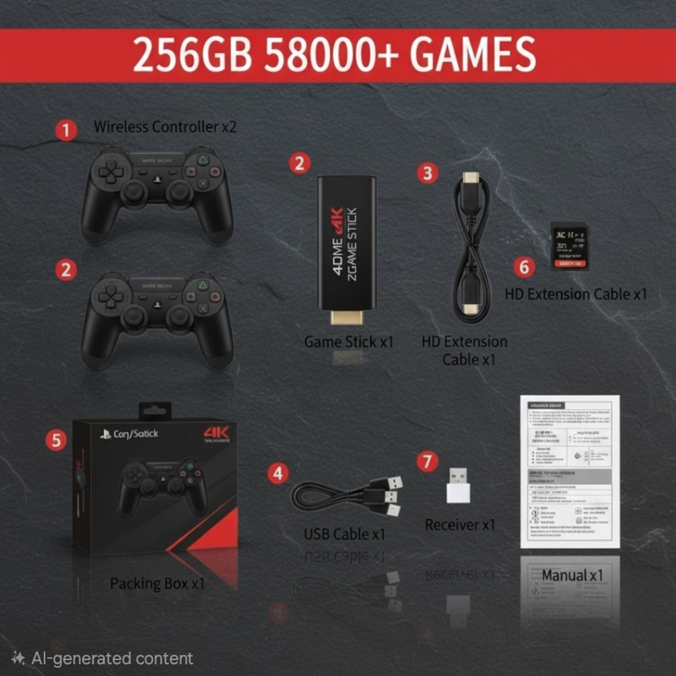 GD1024G Wireless HD Gaming Console