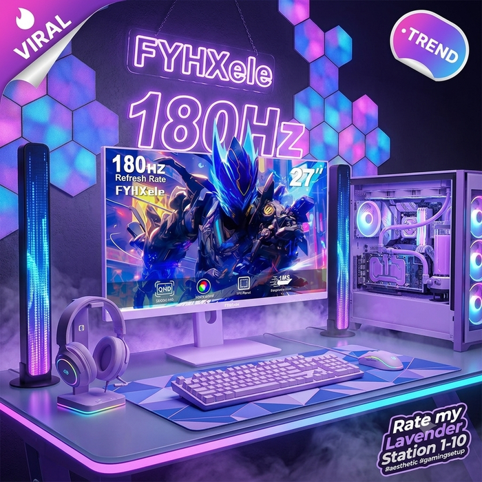 FYHXele 27" QHD Gaming Monitor (165Hz, 1ms)
